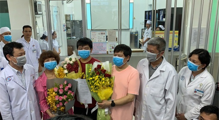 Bệnh nhân Li Ding mang rất nhiều bệnh nền, xuất viện khoẻ mạnh sau thời gian điều trị Covid - 19 tại BV Chợ Rẫy TP Hồ Chí Minh.