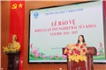 Đại diện sinh viên Nguyễn Thu Uyên phát biểu tại lễ khai mạc