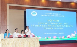 PGS.TS. Nguyễn Văn Tuấn - Hiệu trưởng, Giám đốc Bệnh viện trường - điều hành Hội nghị