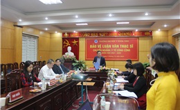 TS. Nguyễn Hữu Lê - P.Giám đốc sở Y tế Nghệ An - Chủ tịch Hội đồng - khai mạc buổi làm việc