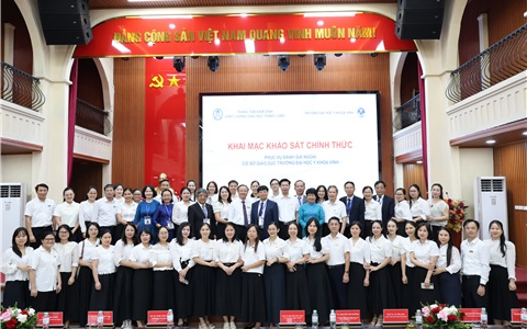 Khai mạc khảo sát chính thức đánh giá ngoài cơ sở giáo dục tại Trường Đại học Y khoa Vinh