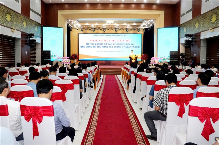 Điểm cầu chính (Ảnh: nguồn https://duubnd.nghean.gov.vn/)