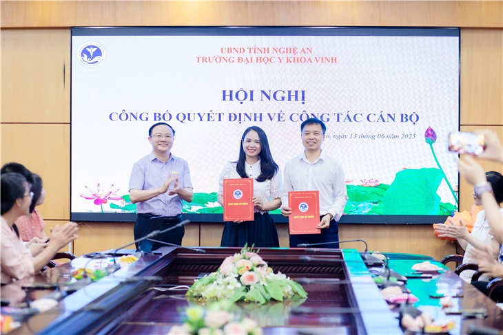 Hội nghị bổ nhiệm công tác cán bộ các khoa chuyên môn