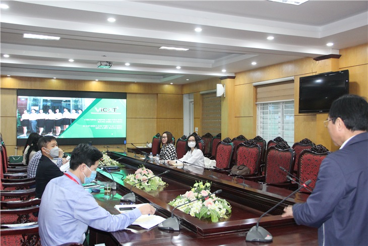 Toàn cảnh buổi làm việc tại trường ĐHYK Vinh