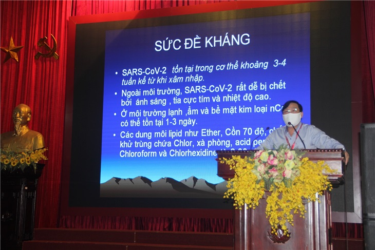 TS. Phan Quốc Hội - Trưởng phòng Đào tạo - chủ trì tập huấn