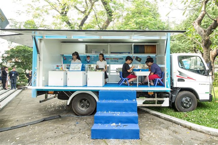 Khám phá mô hình “xe tải giáo dục” độc đáo nhất Việt Nam