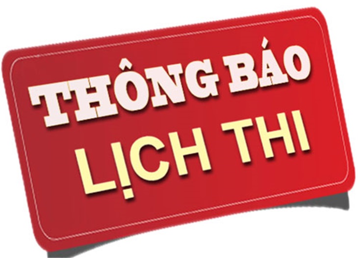 Lịch thi tháng 2.2023