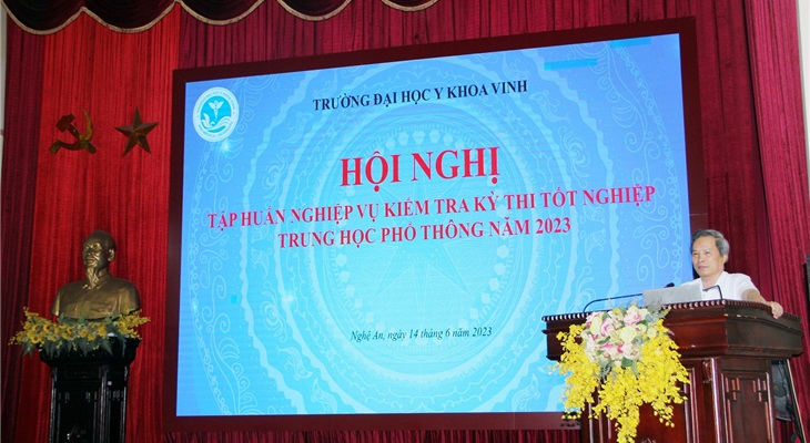 PGS.TS. Cao Trường Snh - P. Hiệu trưởng, Giám đốc Bệnh viện - phát biểu khai mạc Hội nghị