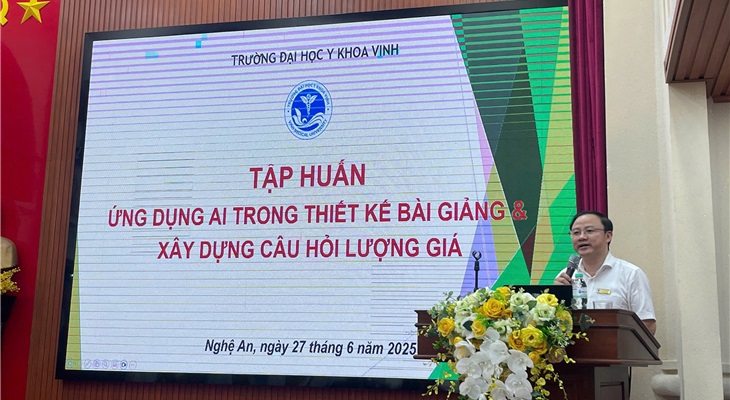 Y khoa Vinh thúc đẩy ứng dụng công nghệ trí tuệ nhân tạo (AI)