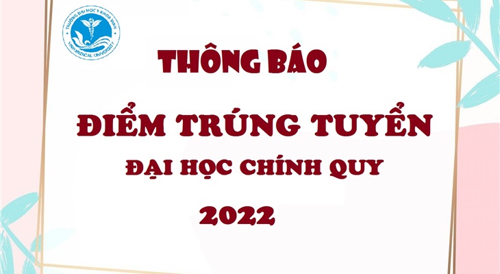 Thông báo kết quả tuyển sinh trình độ đại học , đợt 1 năm 2022