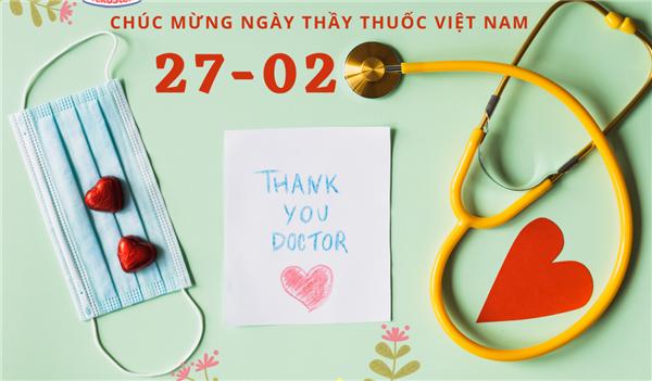 Chúc mừng Ngày Thầy Thuốc Việt Nam (27/02/2021)